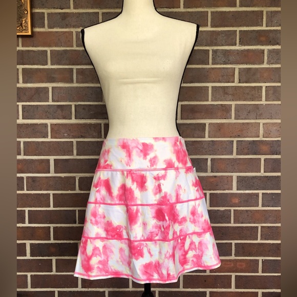 NWT Ideology Skort Womens Size XXL Pink Tie Dye Shorts Tiered Performance Golf - Picture 1 of 9